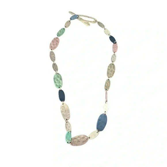 UNIQUE MULTI COLORED NECKLACE - Picture 1 of 2